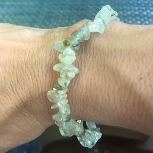 Green Prehnite encourages peace and calmness